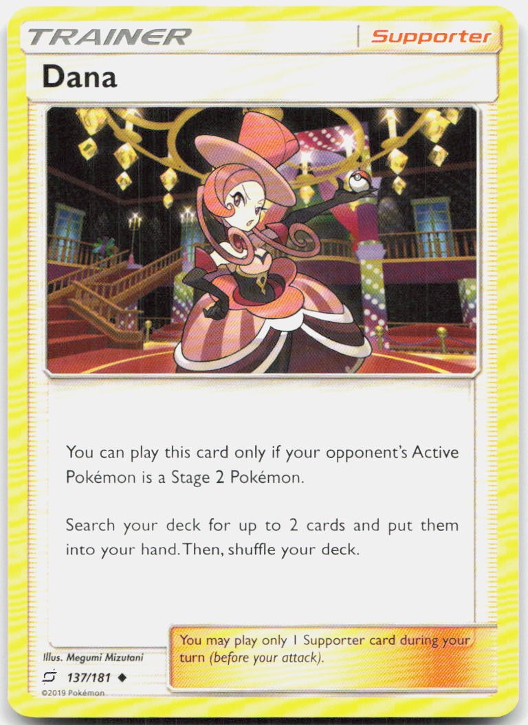Dana 137/181 Uncommon Team Up Pokemon Lightly Played