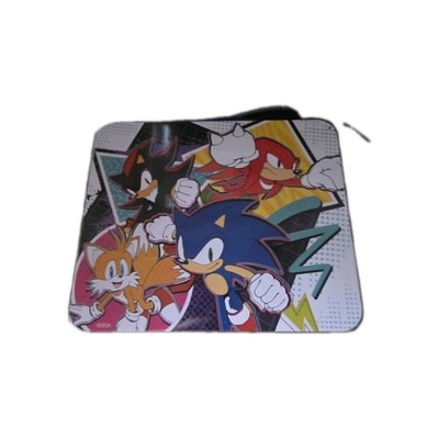 Sega Sonic The Hedgehog Metal Tin Lunch Box 3D Embossed Sonic Shadow Knuckles