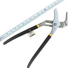 Hoteche 16" Tongue Groove Joint Pliers Comfort Grip 16", Chrome 