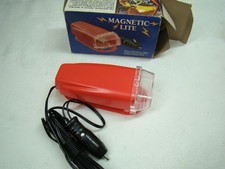 Red vintage auto emergency spotlight cigarette lighter glove box magnetic lite