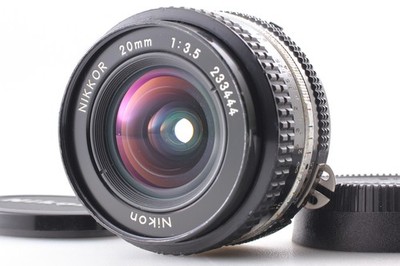 [Exc+5+++] NIKON AIS NIKKOR 20mm F/3.5 MF Wide Angle Lens For F Mount From JAPAN