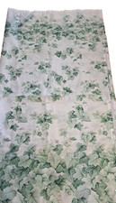 Vintage Ivy Fabric Shower Curtain Lattice Vines Garden Polyester Cottage