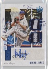2020 Diamond Kings DK Material Signatures Holo Blue 24/25 Michel Baez Auto 7at