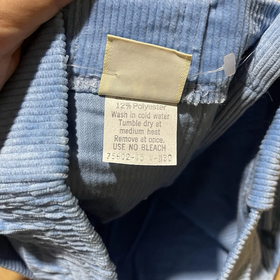 Винтажные Ocean Pacific Longriders Baby Синие Вельветовые Короткие Размер 30 Серфинг 70-е/80-е Новые с ценниками - Изображение 3 из 4