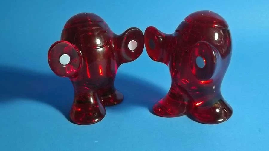 Koziol Vintage ~ STEP 'N PEP Sal y Pimienta S&P Set ~ Rojo ~ Alemania ~ ENVÍO GRATUITO Foto 2 de 4