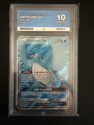 Articuno GX 154/168 ACE graded card
