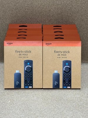 Lot of 10 Amazon Fire TV Stick 4K Max streaming device with AI-powered - WiFi 6