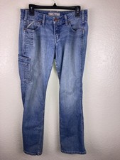 Ariat Rebar DuraStretch Sofia Mid Rise Boot Jeans Women Sz 29 Short Carpenter