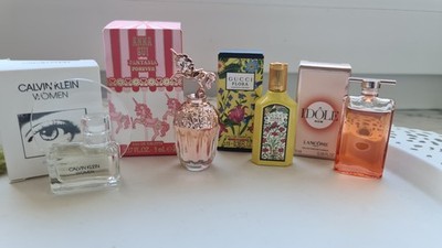 Parfum Miniaturen Set Anna Sui, Gucci, Lancome, Calvin Klein & Box