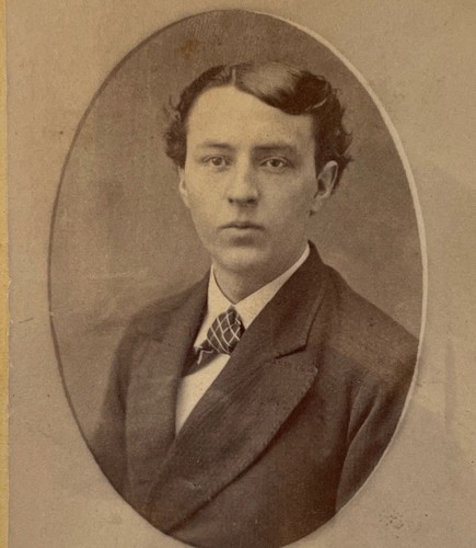 CDV Antique Photo Carte Visite Young Man Portrait Boston MA Proctor & Dodge - Picture 3 of 3
