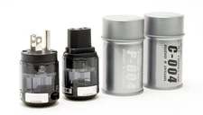 Oyaide C-004 IEC Connector (4562112765711)P-004 power plug (4562112765728) set