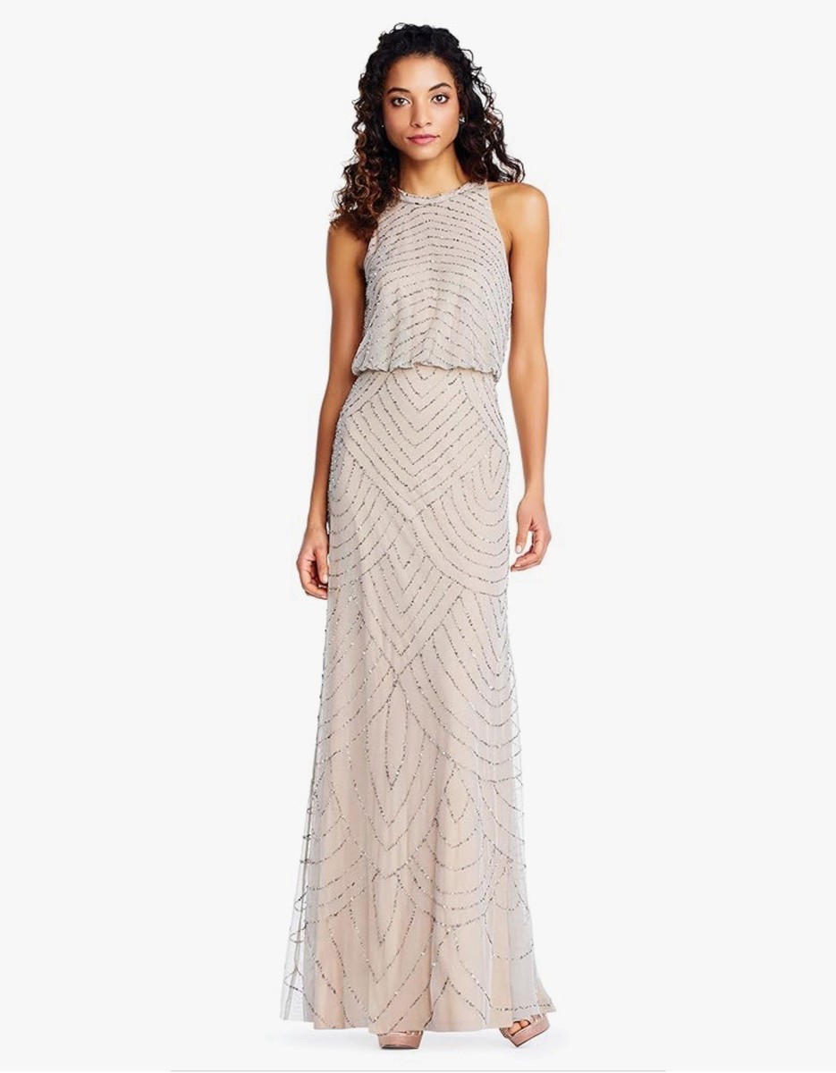 gap halter denim dress Moonlight Denim Halter Dress main image 1