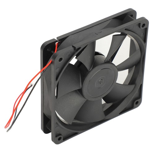 12V Axial Exhaust Fan Low Noise 2600RPM Dual Ball Bearing Fan 92.1CFM 4.72in For - Photo 11/12