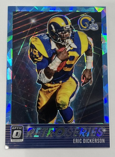 Donruss Optic Retro Series 2021 Eric Dickerson Ice Prizm #RS-ED Rams #d/15 - Foto 2 di 5