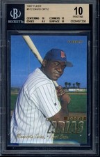 1997 Fleer #512 David Arias Ortiz RC Rookie BGS 10 Pristine