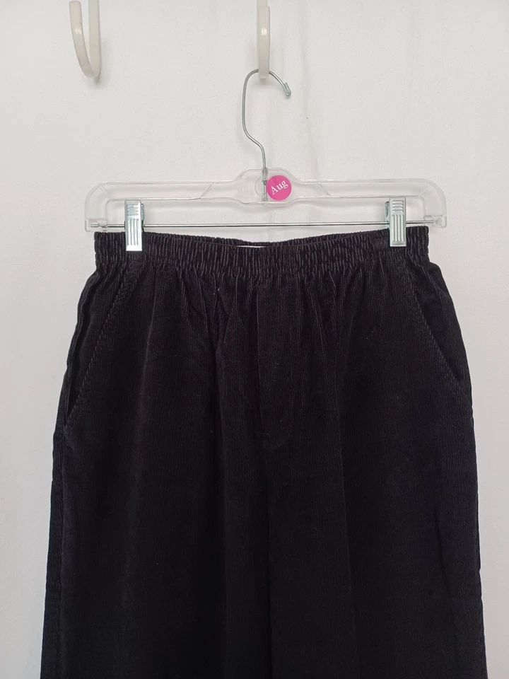 Bolsillos con cordones negros de pierna recta Cabin Creek talla 8 0072 Foto 2 de 3