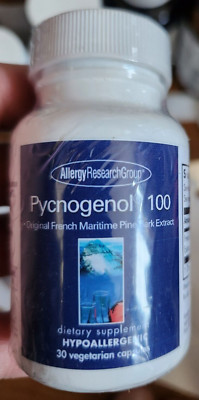 Allergy Research Group Pycnogenol 100 ,  30 capsules EXP : 1 /2026