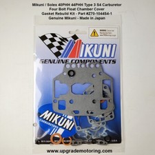 Mikuni Solex 40phh 44phh Carburetor - Type 3 Type S4 Gasket Rebuild Kit Mikuni Solex 40phh 44phh Carburetor - Type 3 Type S4 Gasket Rebuild Kit
