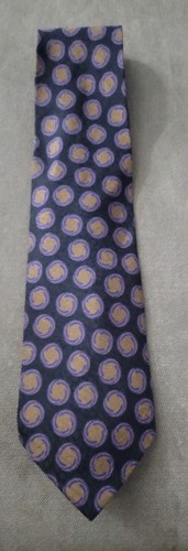 Giorgio Armani Cravatte Men's Black Gold 100% Silk Tie Made In Italy
