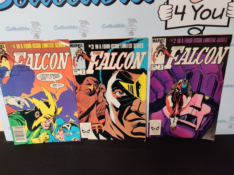 Marvel Comics 1983 The Falcon #2 #3 #4 Comic Book Lot Of 3