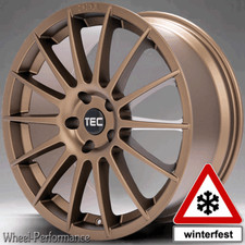 19 Zoll T7 Alufelgen 8,5x19 5x112 ET35 in bronze für Mercedes und Ssangyong