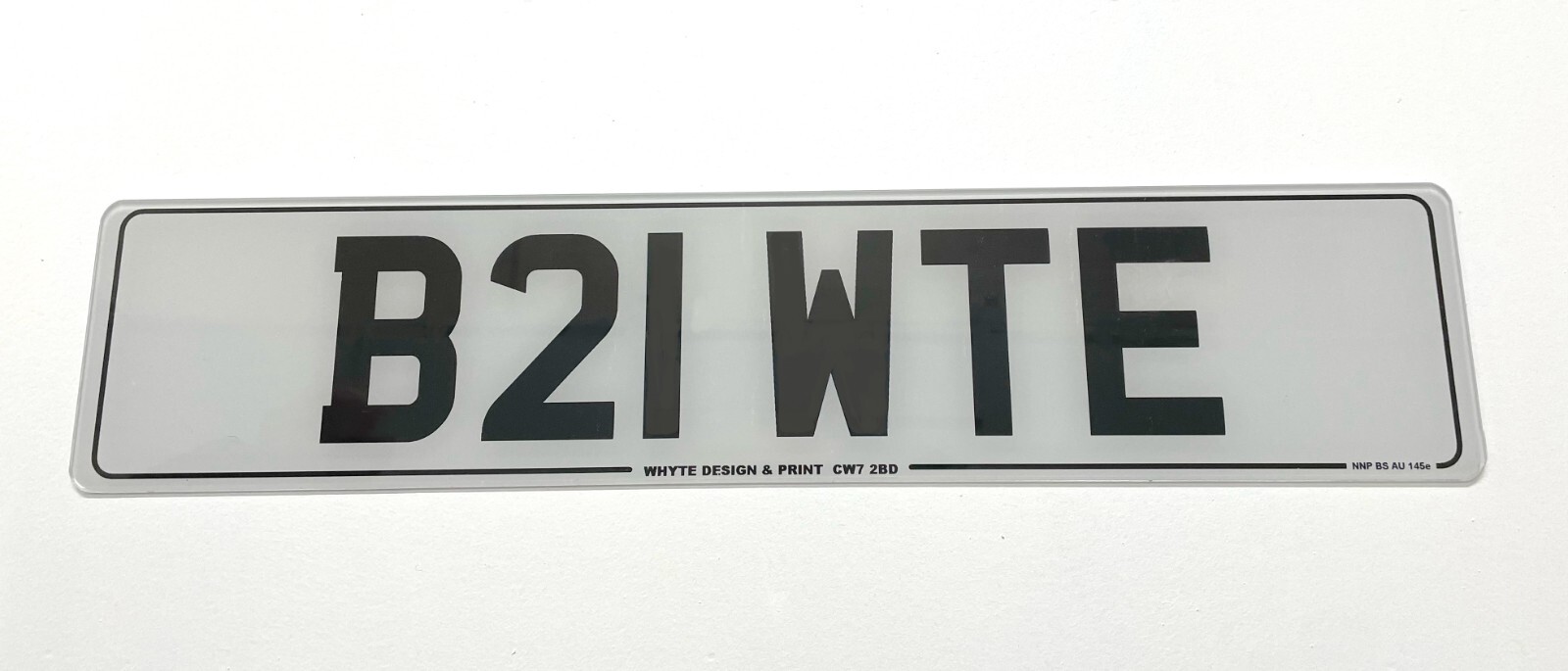 100 ROAD/MOT Legal Premium Car Registration Number Plates PAIR/FRONT