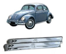 20 Window Vent Shades Vw Logo T1 Bug Beetle Stainless Steel Pair 2pcs 1950-1964 20 Window Vent Shades Vw Logo T1 Bug Beetle Stainless Steel Pair 2pcs 1950-1964