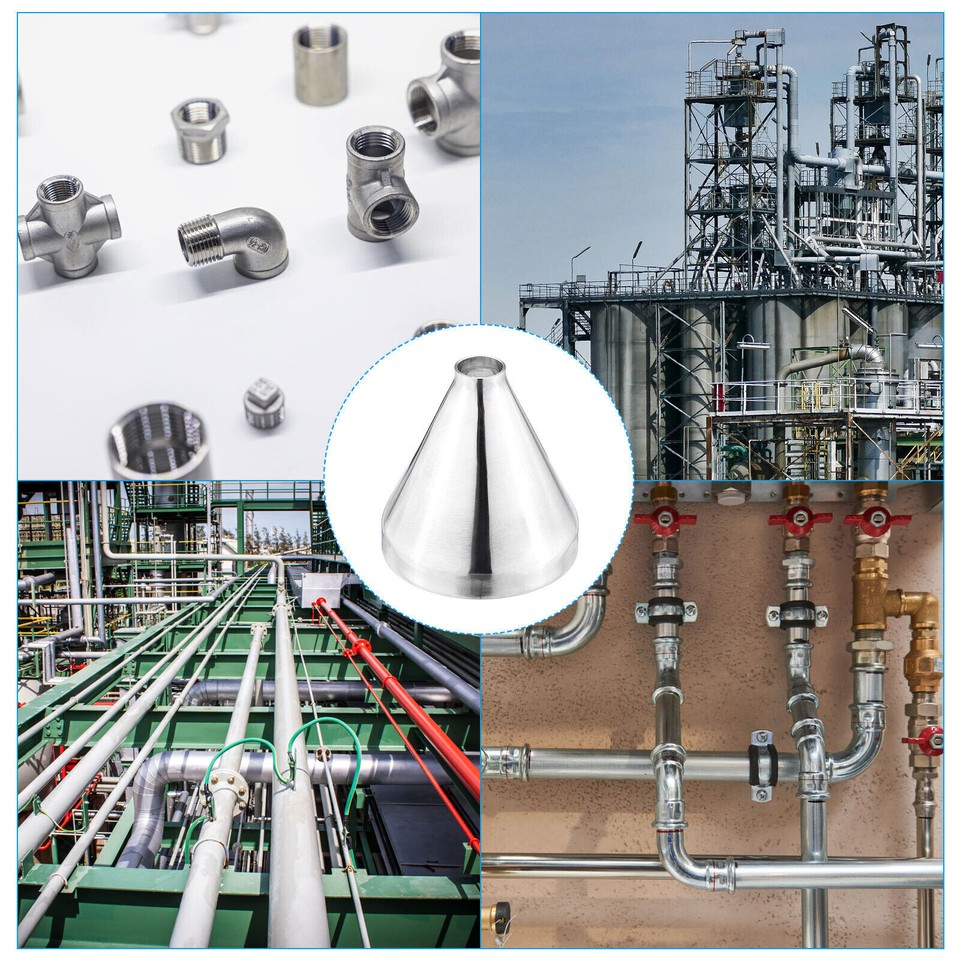Pipe Fitting 4" to 1" Tube Concentric Reducer Stainless Steel Weld Pipe