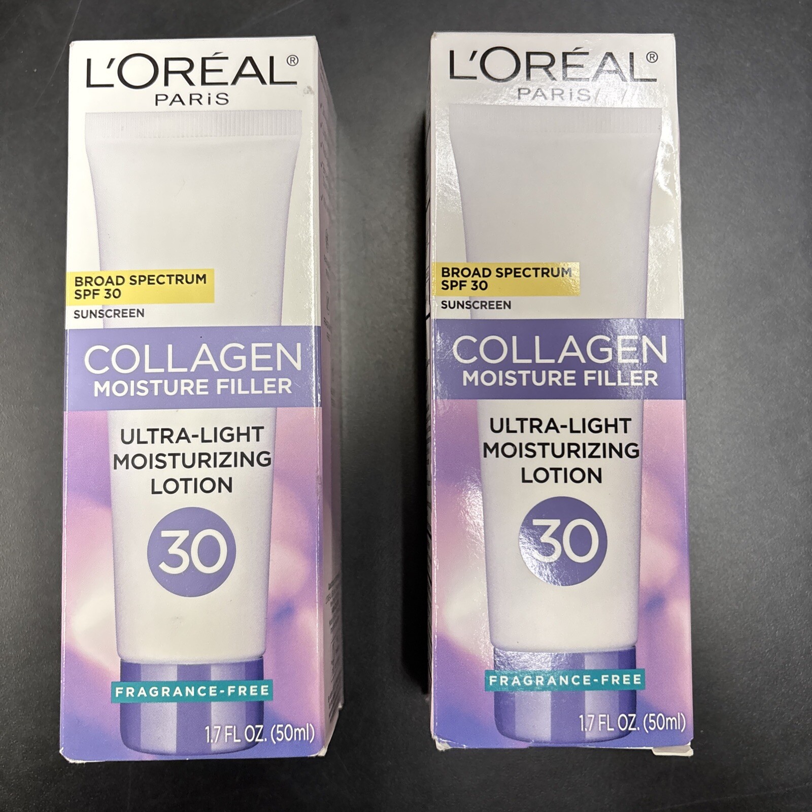L'Oreal Paris 2pack Collagen Moisture Filler Lotion SPF 30 - 1.7oz Each Exp02/26