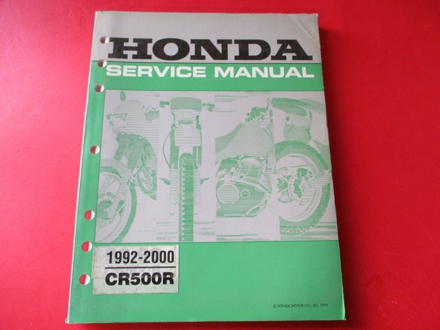 Honda shop manual