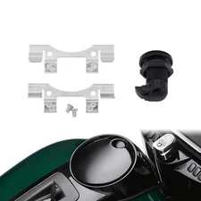 Fuel Door Latch Push Button Gas Oil Cap Tank Fit For Harley Electra Road Glide