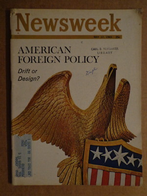 NEWSWEEK magazine M 1965 AMERICAN FOREIGN POLICY-Ford OLDSMOBILE Rambler Car Ads