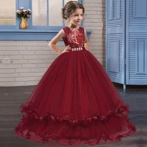 maroon gown for kids
