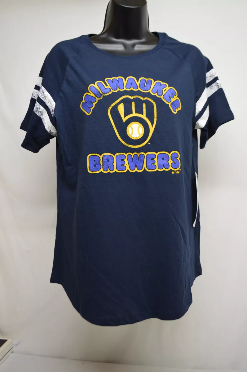 NEW Milwaukee Brewers '47 Brand S/S Women's T-Shirt Size LARGE