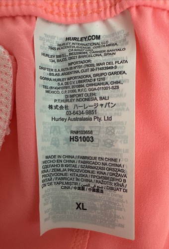 Hurley Women’s Phantom Solid 2.5” Boardshorts Pink/Orange Size XL New - Picture 10 of 12