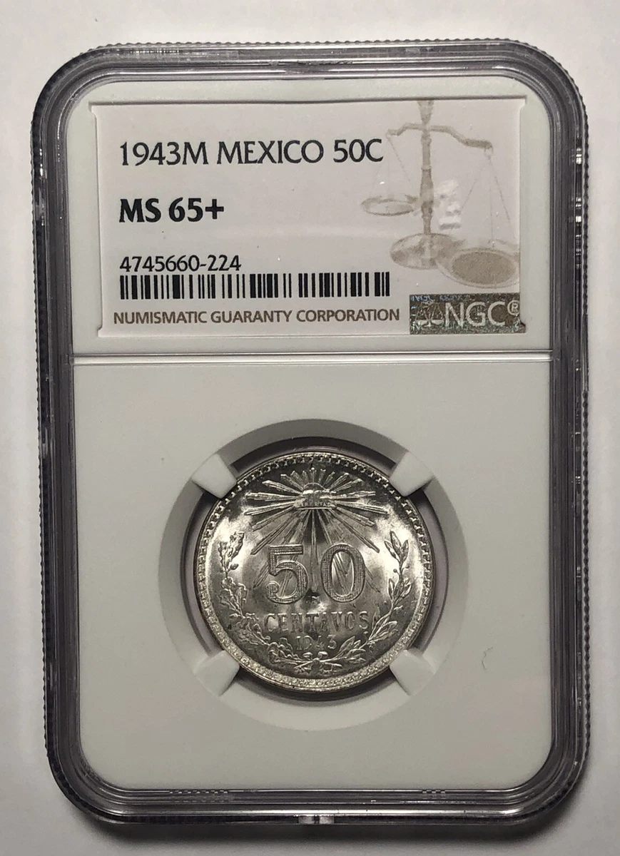 50 Centavos Silver 1943 Year Mexican Coins (1905-Now) for sale | eBay