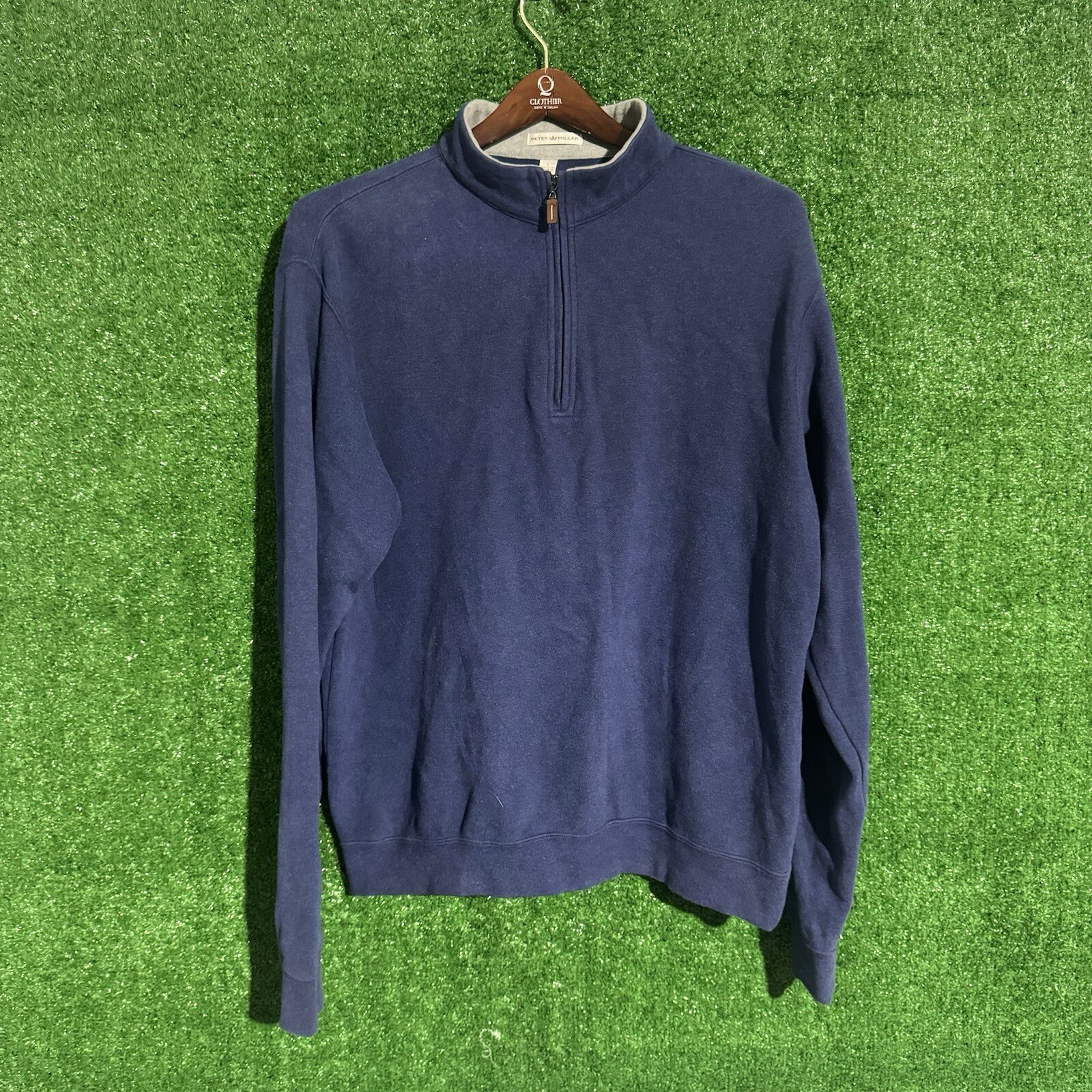 Peter Millar Interlock Quarter Zip Pullover Sweat… - image 1