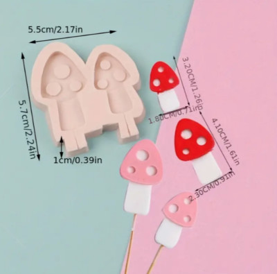 Silikon Pilz Fondant Schokolade Kuchen Form Zucker Handwerk Glasur Garten