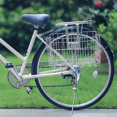 Cestino Bici Anteriore Posteriore Cestino Bici Pieghevole Rimovibile - Foto 4 di 11
