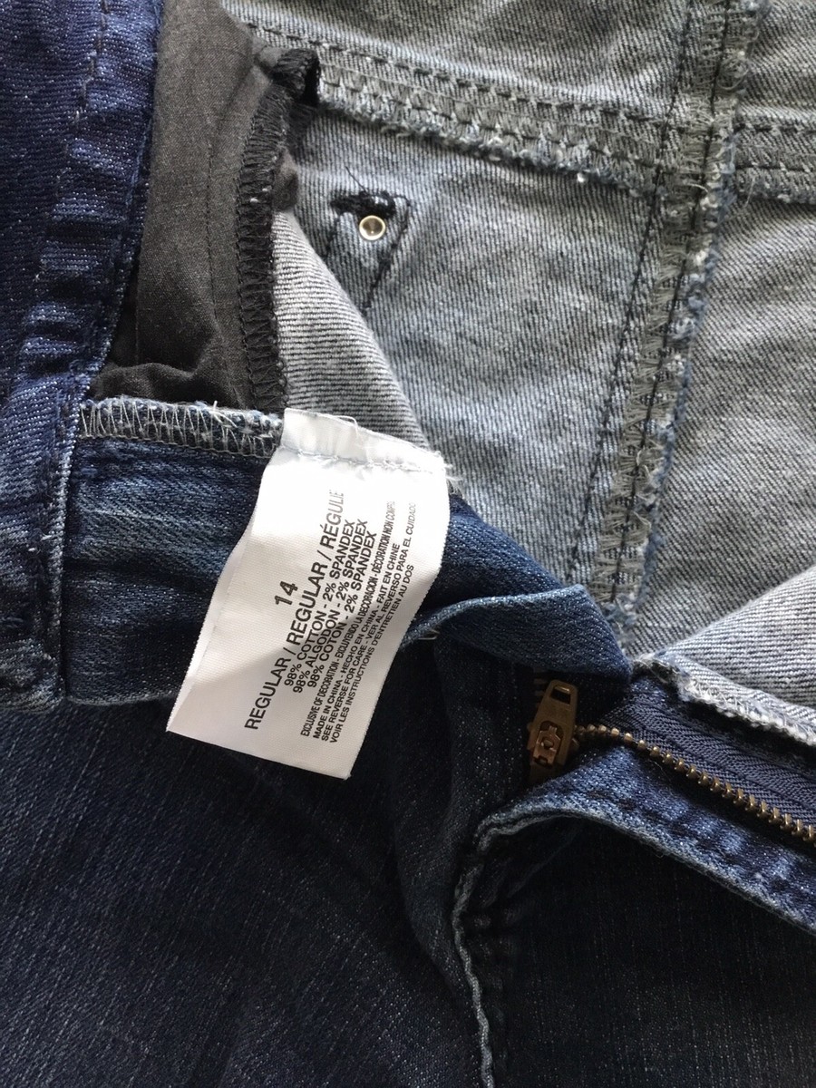 Jeans Femme Code Bleu 'Modern Rise' Bootcut - Taille 14, Longueur 31 Pouces, Bleu, Occasion Très Bon état