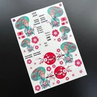 RC 10th 1:10 scale JAPANESE ITASHA drift anime manga stickers decals set 2