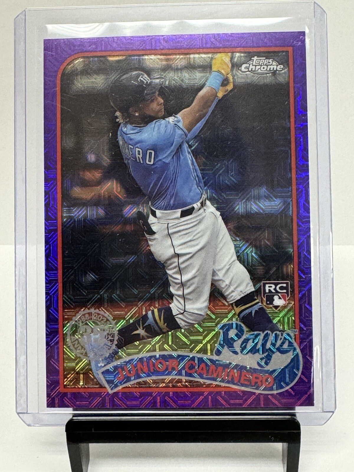 2024 Topps Series 1 Junior Caminero Rookie Mojo Silver Pack Purple /75🔥🔥🔥