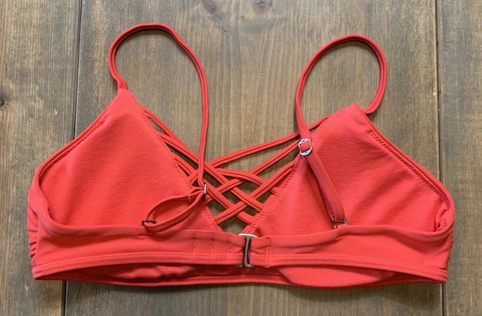 Top de natación Hollister California para mujer Coral Beach verano talla: XS Foto 3 de 4