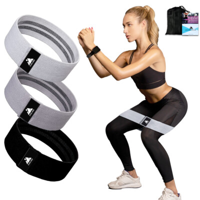 3 x Fitnessbänder Fitnessband Sport Widerstandsband Gummiband Gymnastikband