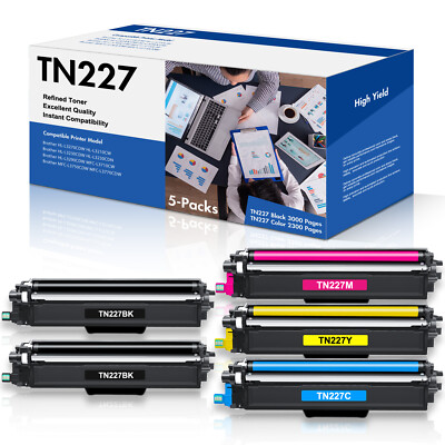 Toner compatible for Brother TN227 TN223 HL-L3270CDW L3290CDW MFC-L3710CW Lot