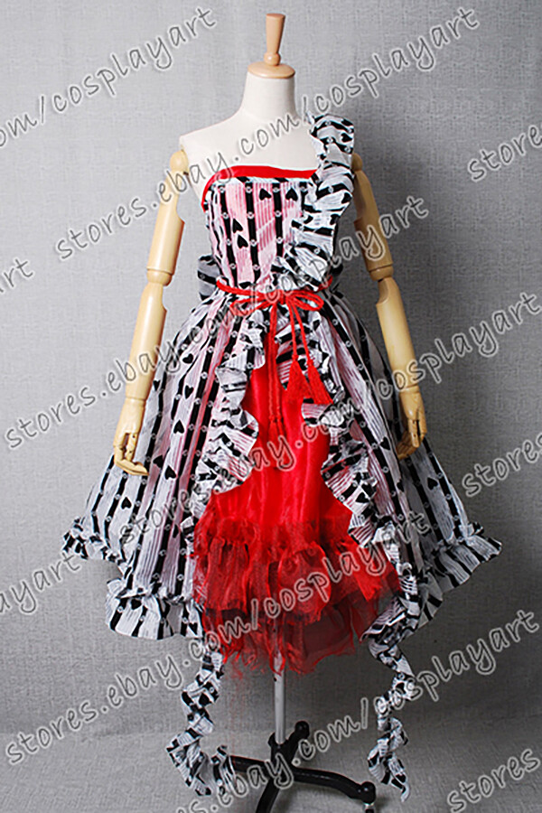 alice in wonderland red dress costume Alice's Red Court Dress