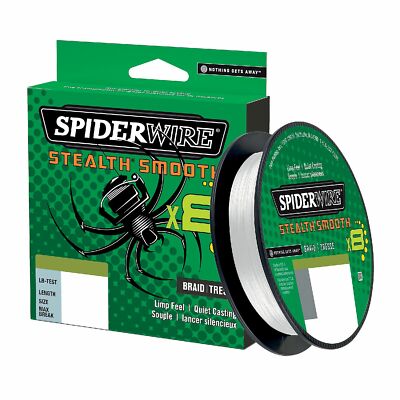 (0,11 EUR/m) SPIDERWIRE Stealth Smooth8 0,23mm 23,6kg 300m Translucent