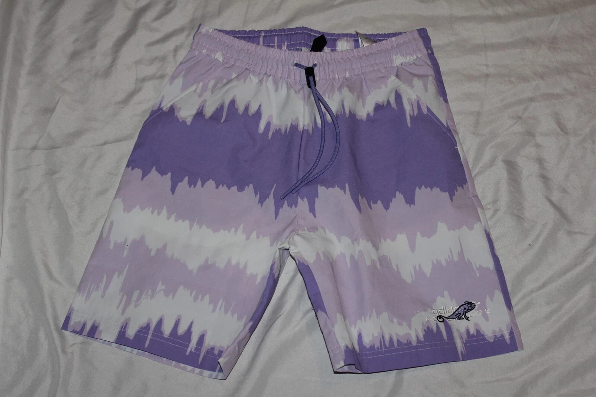 Adidas Adventure Archive Printed Men s Woven Shorts Chameleon Logo