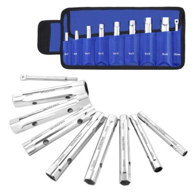 #ad WORKPRO 9 Piece Shower Valve Socket Wrench Set with Bar Handle for Shower Valves $21.99
