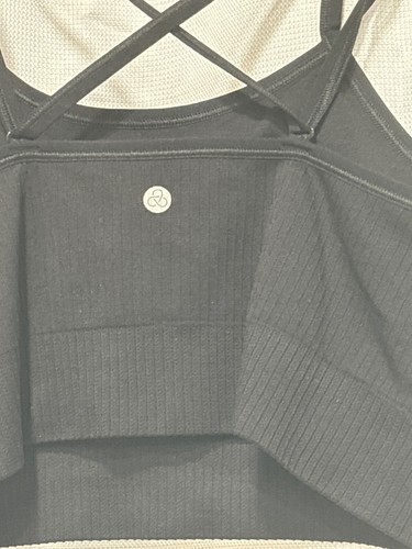 Sujetador deportivo Zella Lotus de doble correa en negro, talla L - Imagen 8 de 11